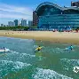 冲浪友谊赛，北城玄武队与徽州闪电队强势横扫，VAR改判成焦点！新人首发惊艳